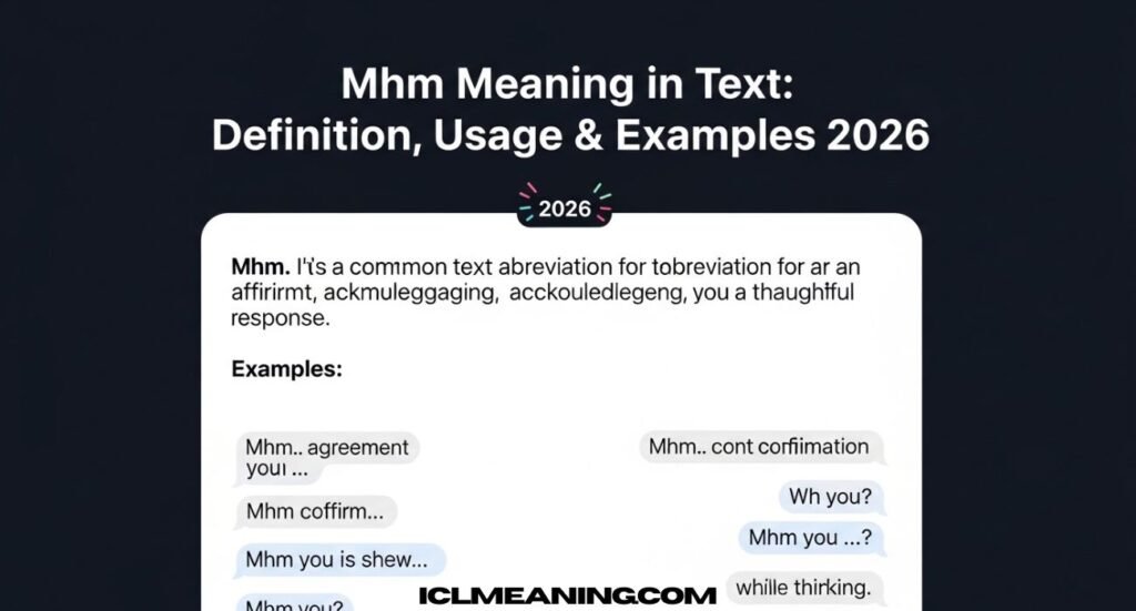 Mhm Meaning in Text