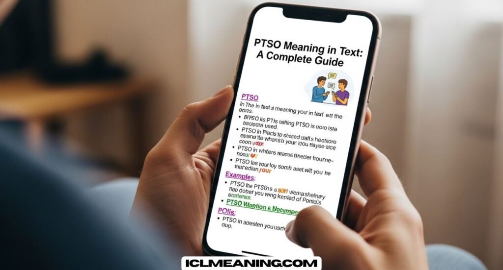 PTSO Meaning in Text