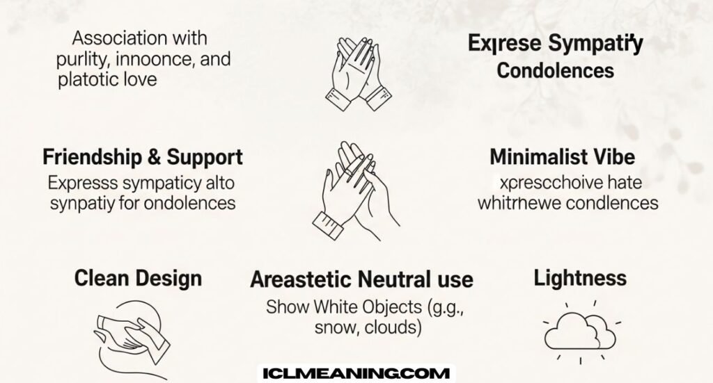 White Heart Emoji Meaning and When to Use
