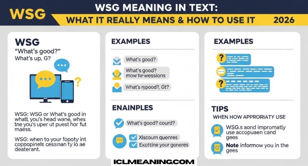 WSG Meaning in Text